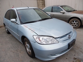 2005 HONDA CIVIC HYBRID SKY BLUE 4DR 1.3L AT A17571
